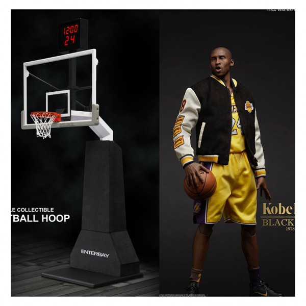 (合售方案) ENTERBAY: 1/6 湖人隊 Kobe Bryant 柯比•布萊恩4.0+1/6 NBA 籃球架 