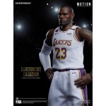(合售方案) ENTERBAY: 1/9 NBA系列 湖人隊 Lebron James +1/9 籃球架