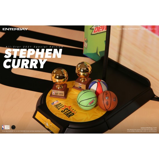 ENTERBAY :1/6 REAL MASTERPIECE NBA COLLECTION: Stephen Curry All-Star 2021 Special Edition ENTERBAY :1/6 REAL MASTERPIECE NBA COLLECTION: Stephen Curry All-Star 2021 Special Edition
