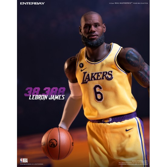 ENTERBAY: 1/6 NBA 雷霸龍•詹姆士LeBron James -2023年總得分紀錄版 (雙素體) ENTERBAY: 1/6 NBA 雷霸龍•詹姆士LeBron James -2023年總得分紀錄版 (雙素體)