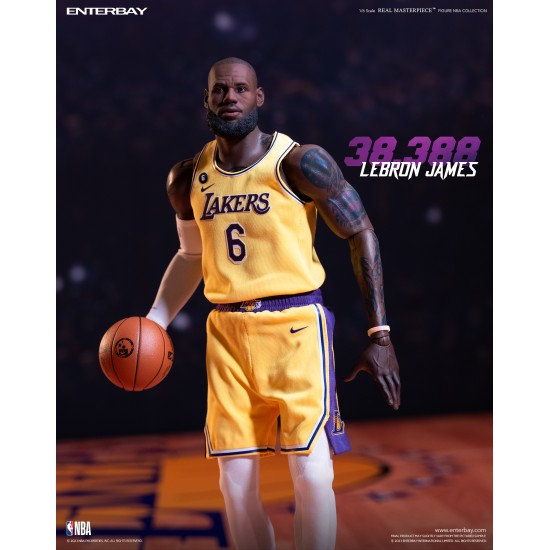 ENTERBAY: 1/6 NBA 雷霸龍•詹姆士LeBron James -2023年總得分紀錄版 (雙素體) ENTERBAY: 1/6 NBA 雷霸龍•詹姆士LeBron James -2023年總得分紀錄版 (雙素體)