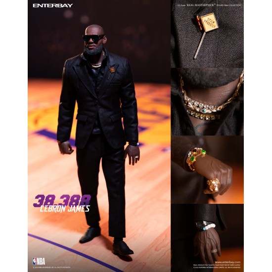 ENTERBAY: 1/6 NBA 雷霸龍•詹姆士LeBron James -2023年總得分紀錄版 (雙素體) ENTERBAY: 1/6 NBA 雷霸龍•詹姆士LeBron James -2023年總得分紀錄版 (雙素體)