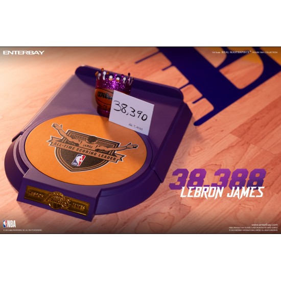 ENTERBAY: 1/6 NBA 雷霸龍•詹姆士LeBron James -2023年總得分紀錄版 (雙素體) ENTERBAY: 1/6 NBA 雷霸龍•詹姆士LeBron James -2023年總得分紀錄版 (雙素體)