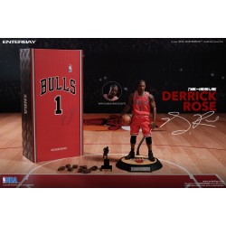 ENTERBAY: 1/6 NBA公牛隊 飆風玫瑰 德瑞克•羅斯Derrick Rose (限量復刻版) 
