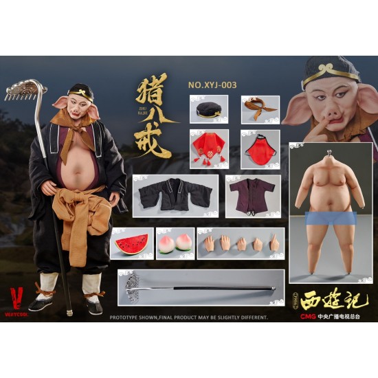 VERYCOOL 1/6 CMG中央廣播電視總台官方八六版 西遊記 正版授權 豬八戒 可動人偶 XYJ-003 VERYCOOL 1/6 CMG中央廣播電視總台官方八六版 西遊記 正版授權 豬八戒 可動人偶 XYJ-003