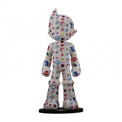 HUNG HING TOYS FRP公仔 – 原子小金剛 站姿（50公分）特別版 B（白色塗裝）