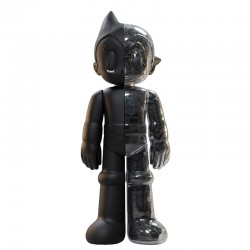 HUNG HING TOYS 合金公仔 – 原子小金剛 透明機械款（黑色）(23公分)