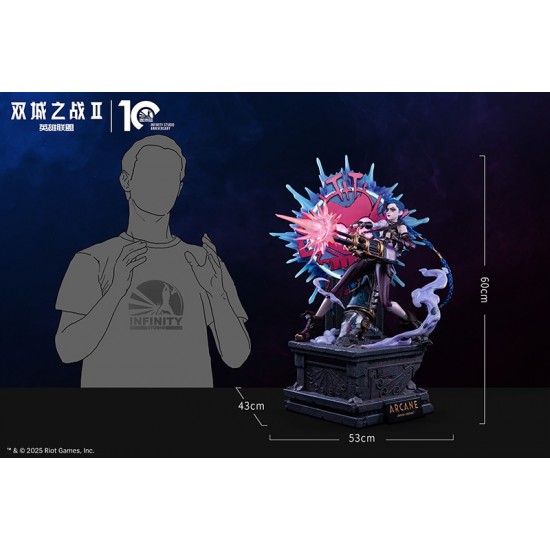 Infinity Studio ×Arcane II《奧術 II》金克絲 1:4 雕像