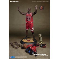 ENTERBAY :1/6 NBA 公牛隊 麥可•喬丹Jordan最後一投2.0 客場版 (RM-1058)