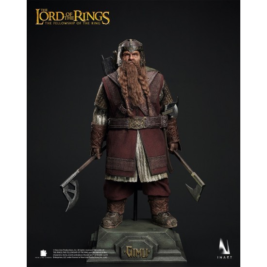 INART 1/6 《魔戒：護戒使者》金靂 吉姆利AgA033 收藏級可動人偶
