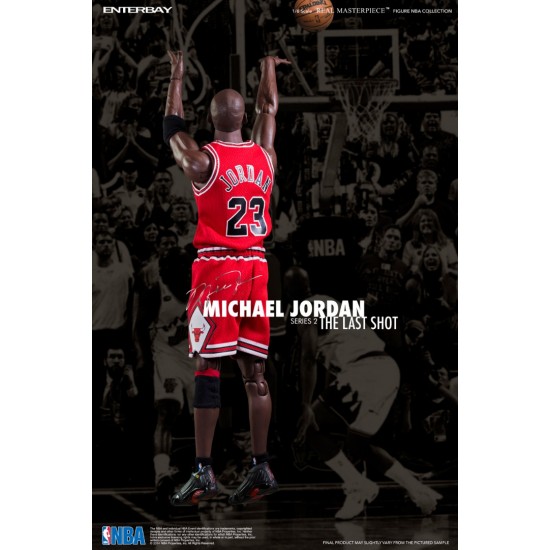 ENTERBAY :1/6 NBA 公牛隊 麥可•喬丹Jordan最後一投2.0 客場版 (RM-1058)