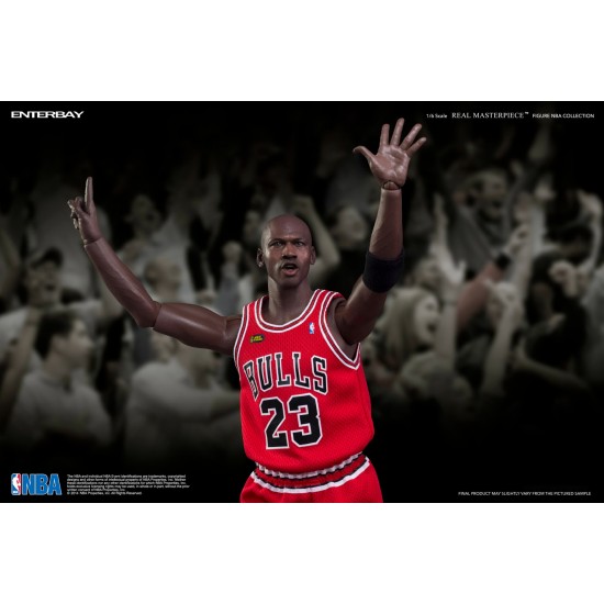 ENTERBAY :1/6 NBA 公牛隊 麥可•喬丹Jordan最後一投2.0 客場版 (RM-1058)