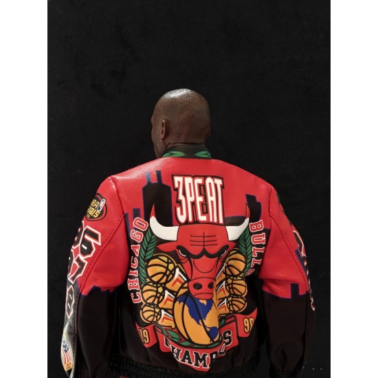 ENTERBAY :1/6 NBA 公牛隊 麥可•喬丹Jordan最後一投2.0 客場版 (RM-1058)