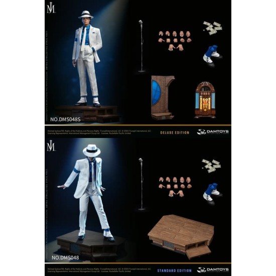 DAMTOYS 1/6 邁克爾.傑克遜 犯罪高手 致敬經典 可動人偶 典藏版