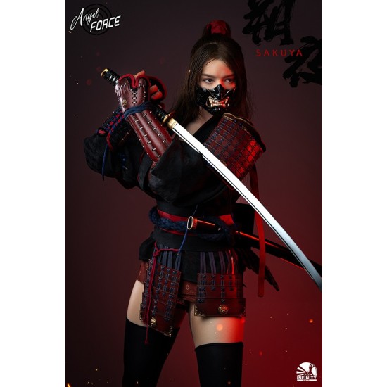 Infinity Studio Force 1:3 全矽膠可動人偶－咲夜 黑色版
