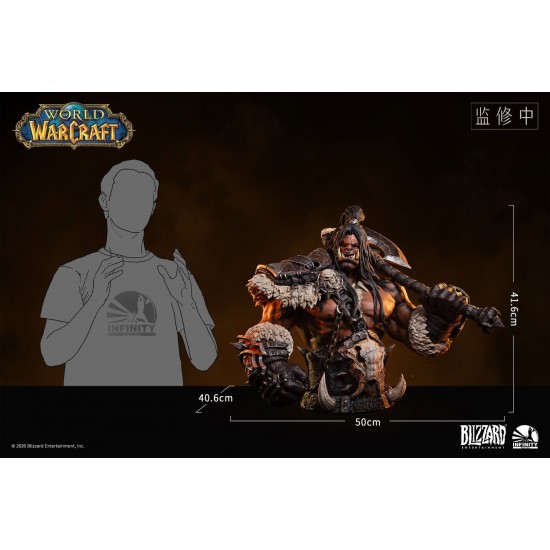 Infinity Studio 開天工作室《魔獸世界》- 格羅瑪什•地獄咆哮1/3 半身像